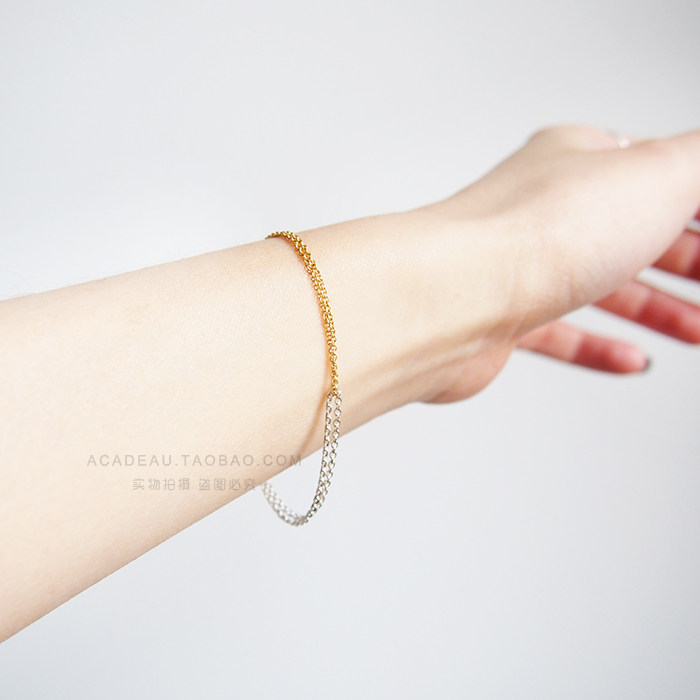 

Цепочка на руку Acadeau Buckle Bracelet 14k