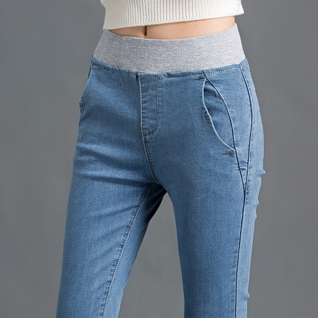 爱逛街为您找到高弹力松紧腰牛仔裤相关的宝贝,您可以在下面的板块中