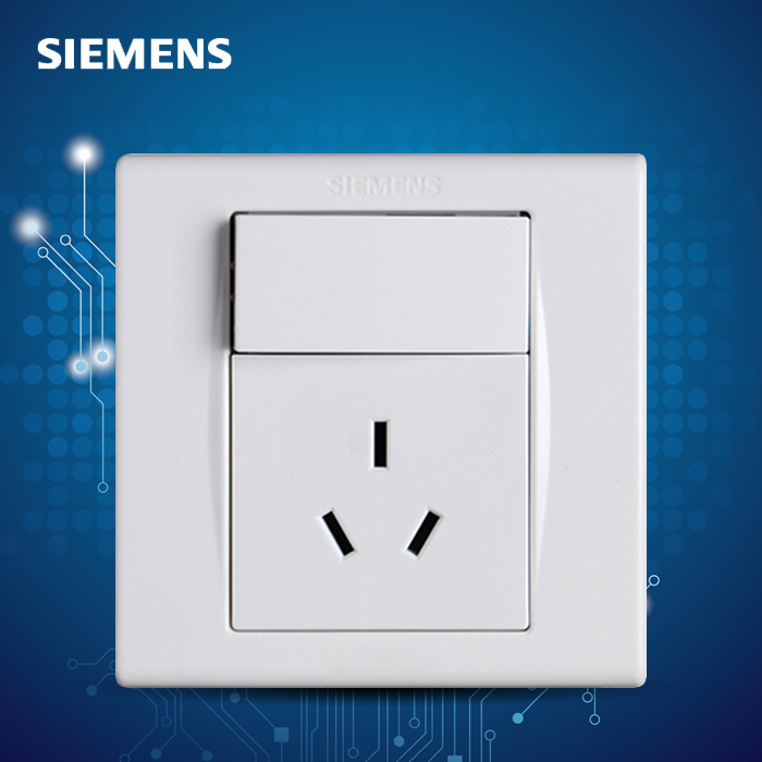 

Розетка с выключателем Siemens 10A