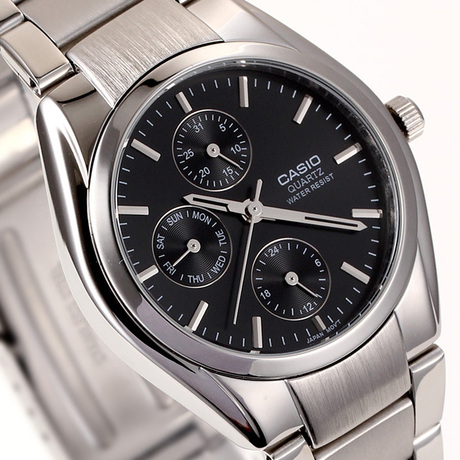 【石英三眼手表】_casio卡西欧手表图片_卡西欧手表价格_搭配分享