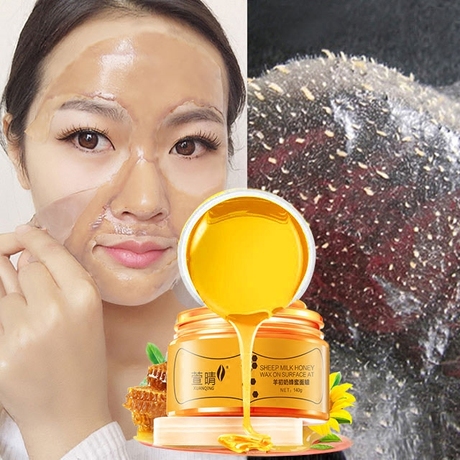 【买2送1】蜂蜜面蜡面膜撕拉美白补水保湿去黄收缩毛孔嫩白淡斑