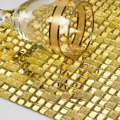 Стеклянная мозаика зеркальная плитка