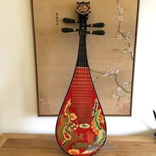 Китайские креативные домашние украшения ручная живопись старинные бипы музыкальные инструменты настенные стенки подвески