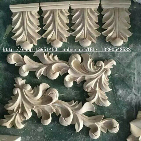 石雕欧式洋花浮雕构件 石材欧式垭口梁托锁头 雕花拐角花贴花 - 爱