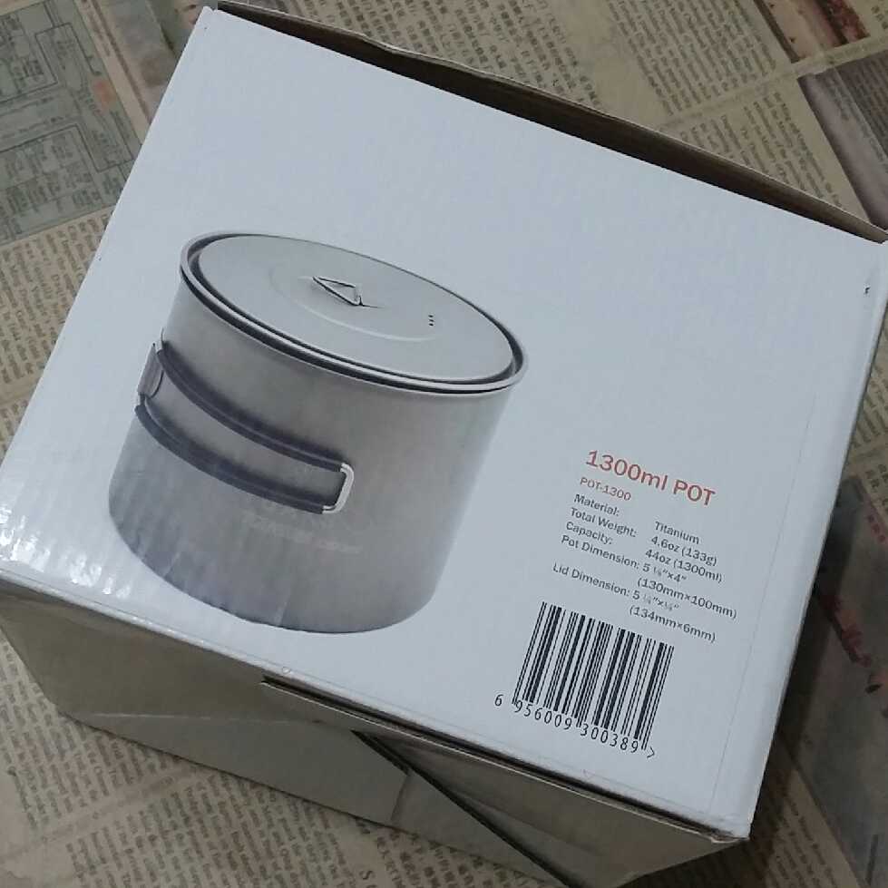 

Походная посуда Toaks Pot-1300 Titanium