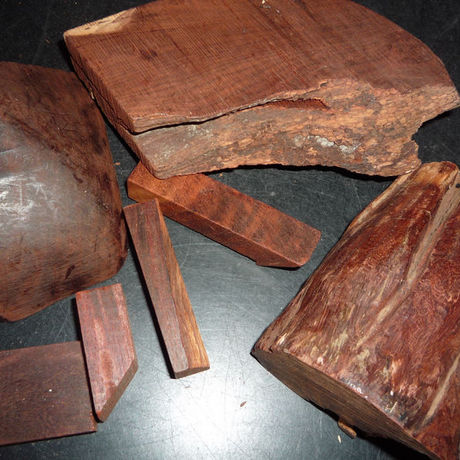 木料红木料边角料 印度小叶紫檀把件料 样本料油性高 共6件