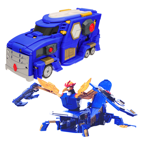 灵动魔幻车神凤凰要塞套装 巨型车型 瞬间幻变