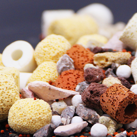 鱼缸水族箱滤材全家福过滤器材十合一陶瓷环细菌屋火山石组合滤材