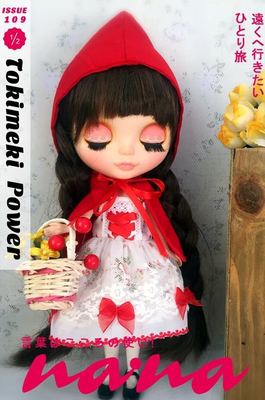 taobao agent Little Red Riding Hood, rag doll, clothing, trench coat, slip dress, scale 1:6