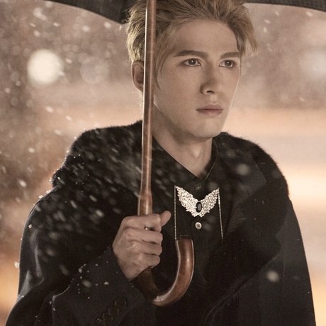 宝贝 小时代3陆烧陈学冬周崇光同款黑色带帽连帽子水貂毛羊毛绒大衣