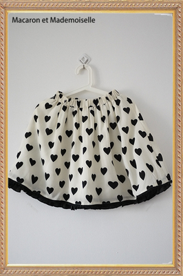 taobao agent [The Queen of Hearts] Taoxin pattern SK half skirt