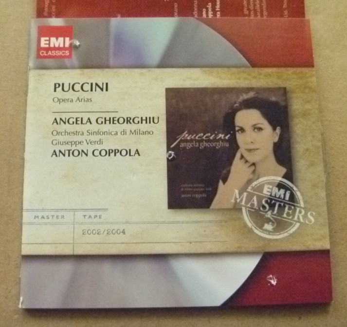 

Музыка CD, DVD Angela Gheorghiu Puccini Opera Arias