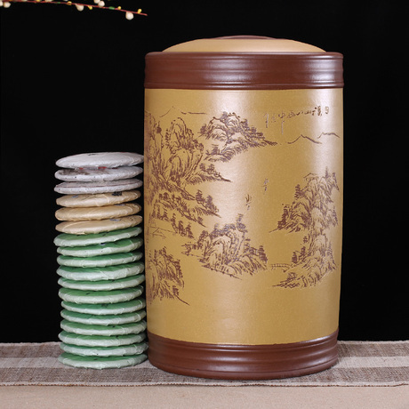 【普洱茶缸】_紫砂茶叶罐图片_价格_搭配分享 - 爱逛街