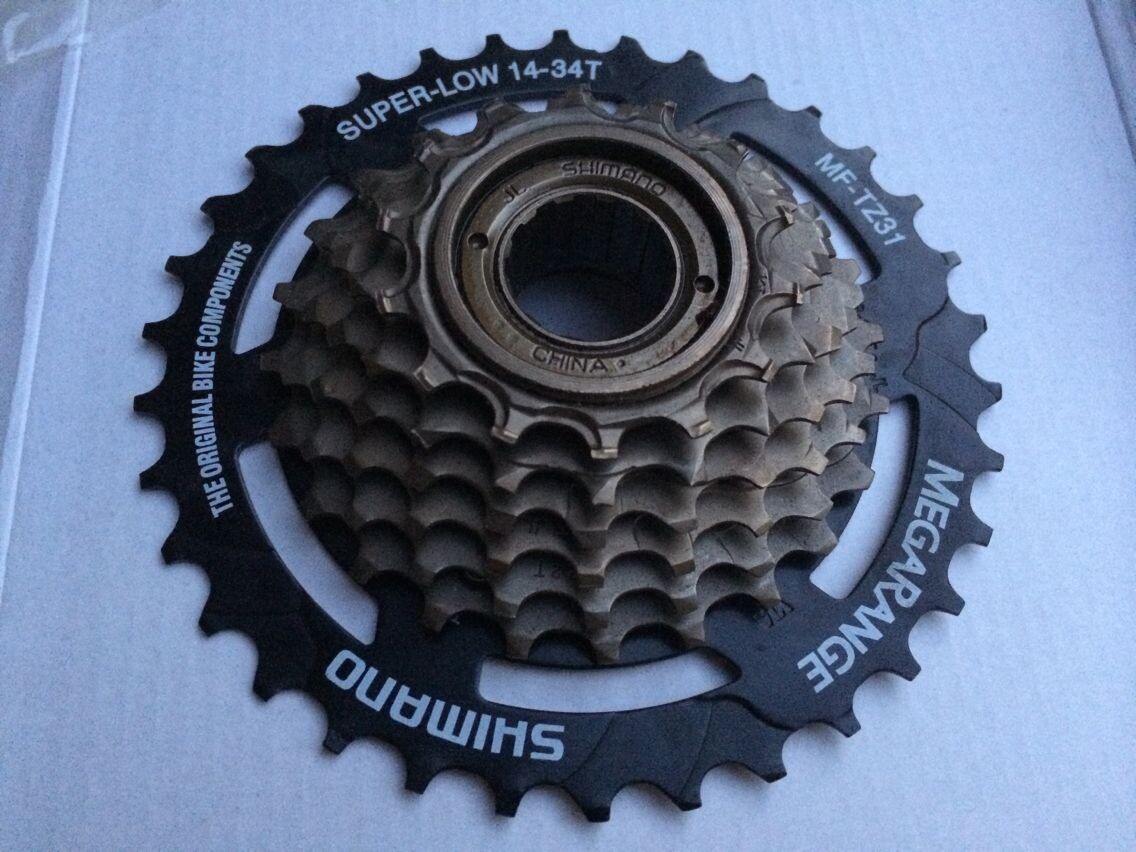 

Кассета задняя для велосипеда Shimano TZ31-7 34T-14T 21