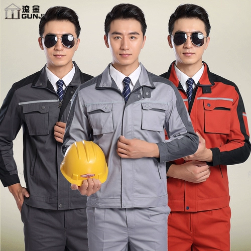 Осенний износостойкий механический комбинезон для работы, увеличенная толщина