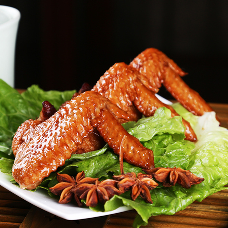 满18袋包邮徽香源秘卤鸡翅42g烧鸡休闲零食品全翅翅尖翅中翅根