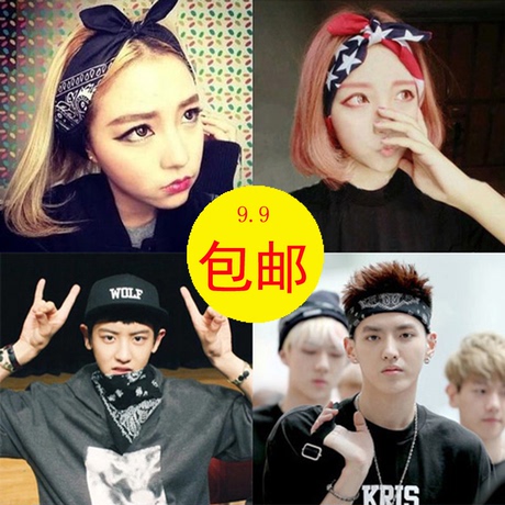 【百变方巾】_嘻哈围巾图片_纯棉头巾价格_搭配分享 - 爱逛街