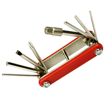 Многофункциональные плоскогубцы 9合1折叠内六角组合工具自行车组合工具维修配件山地车工具组