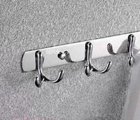 БЕСПЛАТНАЯ ДОСТАВКА Крюк Крюк высокий -Оболочная кухня из нержавеющей стали для ванной комнаты для ванной комнаты с твердым крючком с двойным крюком крючком