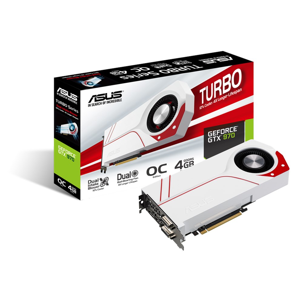 

Видеокарта ASUS TURBO-GTX970-OC-4GD5 GTX970 4G
