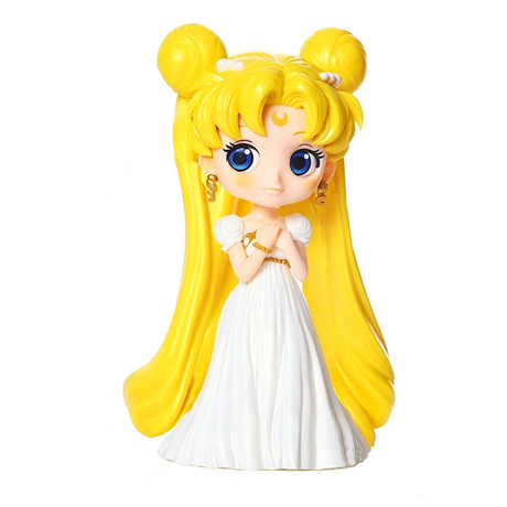 25cm高 美少女战士小月 卡通石膏像乳胶模具娃娃白胚涂鸦填色创业