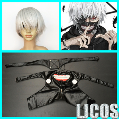 taobao agent [Spot] Tokyo Corplate/Symnoma Cosplay mask mask all -leather high -quality wig