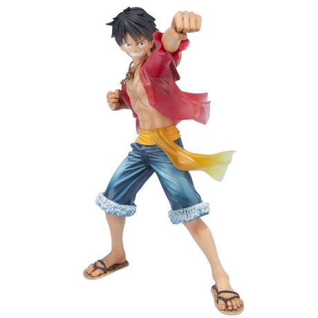 正版原装 日版.金猫贴/防伪 万代 海贼王 f-zero/5周年 路飞 手办