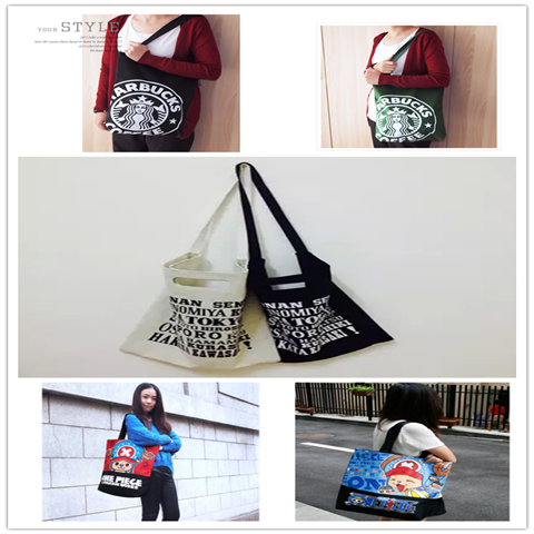 

Сумка Original minimalist canvas shopping bag women's Japanese and Korean handbag Crossbody Japanese letters white