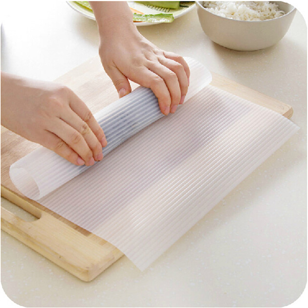 

Бамбуковый коврик для суши 1PCS Rectangular Silicone Sushi Roll Tools