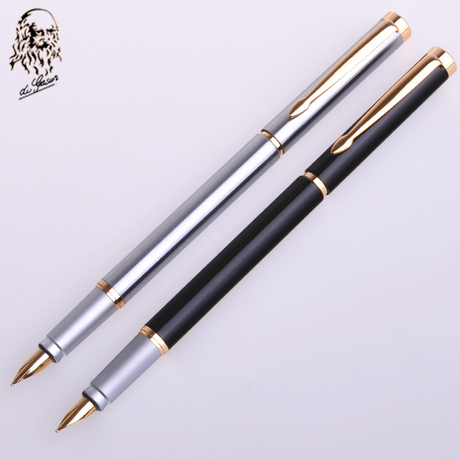 【天天特价】老人头专柜正品包邮都灵金夹财务学生练字铱金钢笔