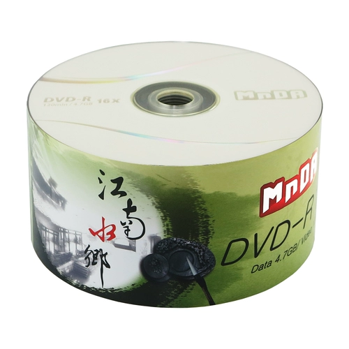 Черная резная пластина Mingda Minda Jiangnan Water Township 铼 Центральный OEM DVD-R 16x Blank Disc