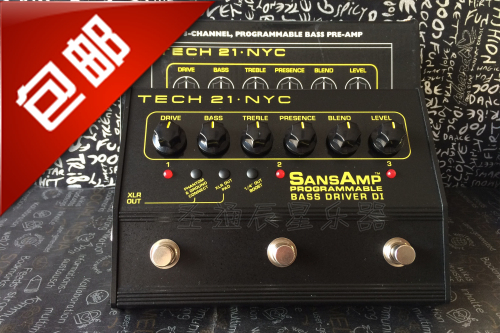 

Педаль эффектов Tech 21 TECH21 SansAmp Programable DI BASS DI