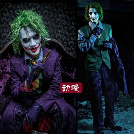 特价 万圣节狂欢 batman 蝙蝠侠 阿甘 joker小丑cosplay服装