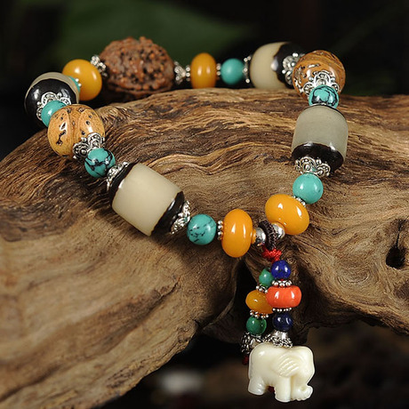 【菩提根手链】_大象手链图片_菩提根佛珠手链价格_搭配分享 - 爱逛街