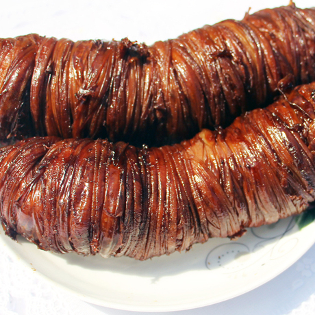 芜湖小吃卤味猪肉类熟食捆肠皮猪小肠卷苦肠衣捆鸡套肠私房菜250g