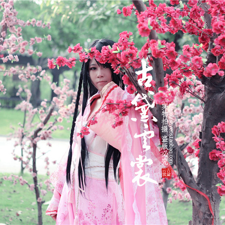 【云裳】cosplay古装 华胥引君拂/锦雀/祸国/花千骨cos 粉色古装