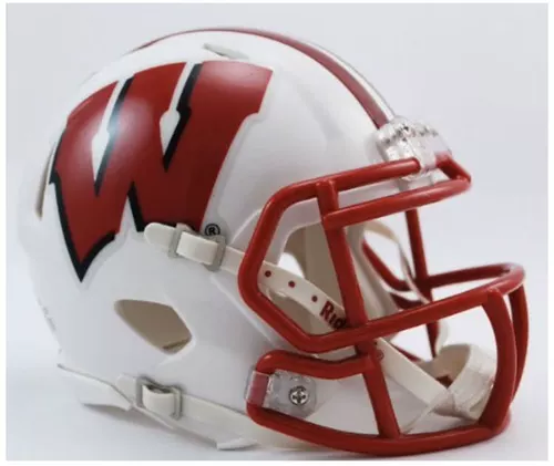 Коллекция NCAA Riddell Speed ​​Mini Rugby Helmet Wisconstelin University