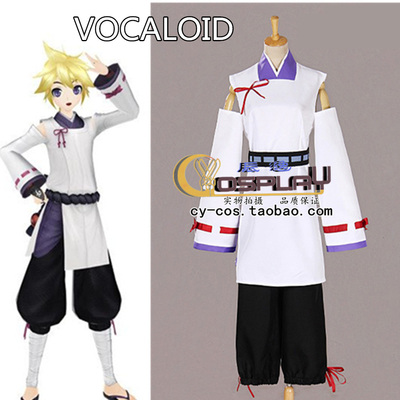 taobao agent VOCALOID Project Diva Extend Mirror Lian Lenfan Wind Blue Cosplay Cost