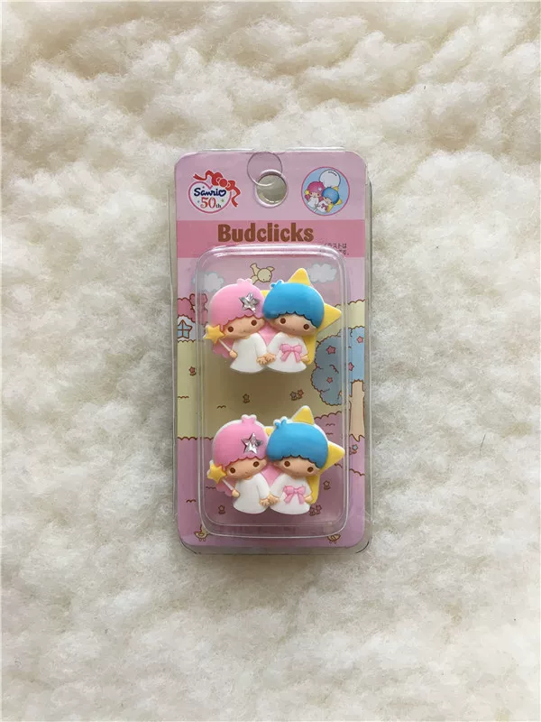 Extract 10 years of Sanrio Little Twin Stars Gemini headset wire USB line protection decoration