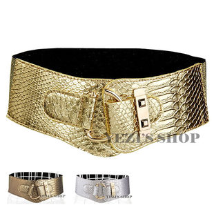 Elastic decorations, golden silver bronze waist belt, European style