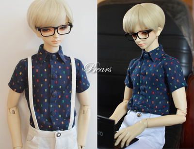 taobao agent ◆ Bears ◆ BJD baby clothing A136 Candy Forest Short Sleeve Shirt 1/4 & 1/3 & Uncle