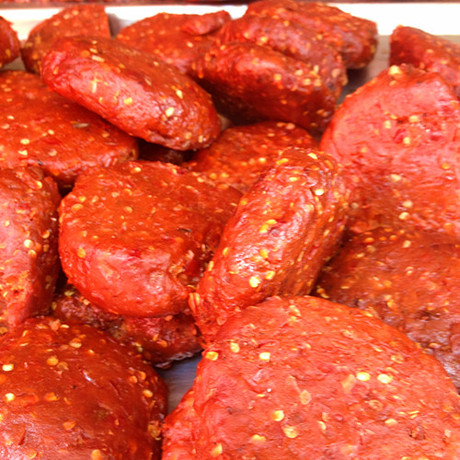 江西特产家乡味道农家自制辣椒饼南瓜饼零食真空包装500g - 爱逛街