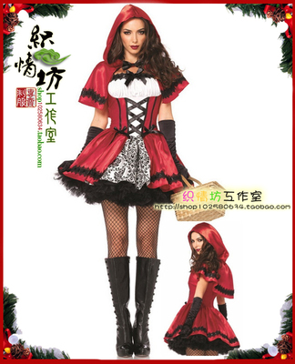 taobao agent Little Red Riding Hood, clothing, small princess costume, suit, halloween, cosplay