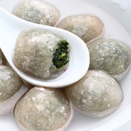 盐城特产张庄威肴藕粉圆子400g蔬菜馅咸味藕粉圆江浙沪皖4袋包邮