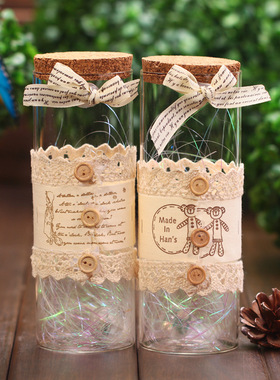 满包邮 艳丽荧光叠星星纸许愿纸星条手工纸 星星瓶 星管毕业礼物