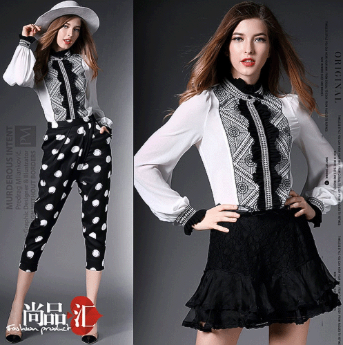 

женская рубашка European and American big c002390 OL