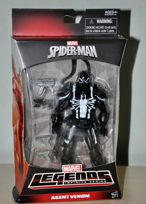 

Подвижная модель куклы Hasbro 2014 Marvel Legends AGENT VENOM