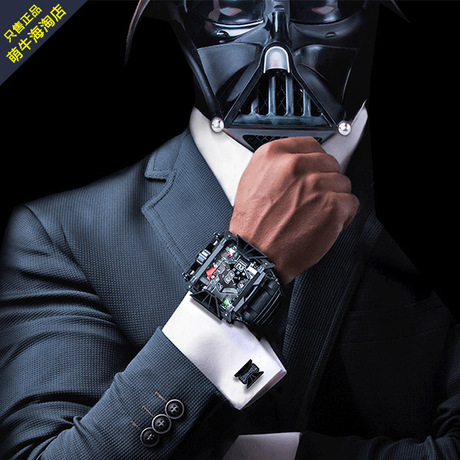 【美国代购】devon star wars 星球大战 黑武士达斯维达 手表