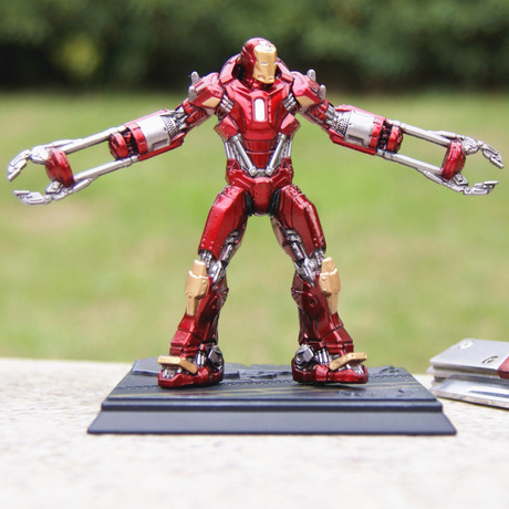 钢铁侠 正版 mark35 红鲷鱼 3英寸马克 人偶 公仔