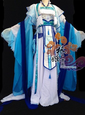 古装/cos服~【媚祸三生】女紫色古装【桥姬古风独家设计】